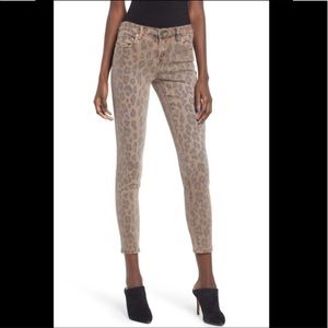 NWT BLANKNYC Reade Crop Skinny Denim - Leopard